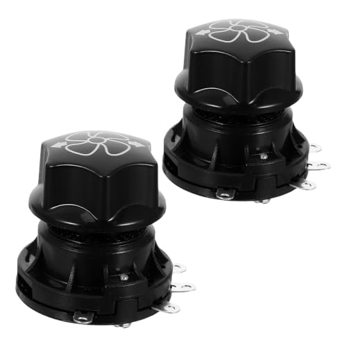 Artibetter 2 interruptores de Repuesto para Ventilador de Techo de 5 velocidades - Accesorio de reparación para Interruptor de Control de Motor Giratorio para Ventilador de Techo y