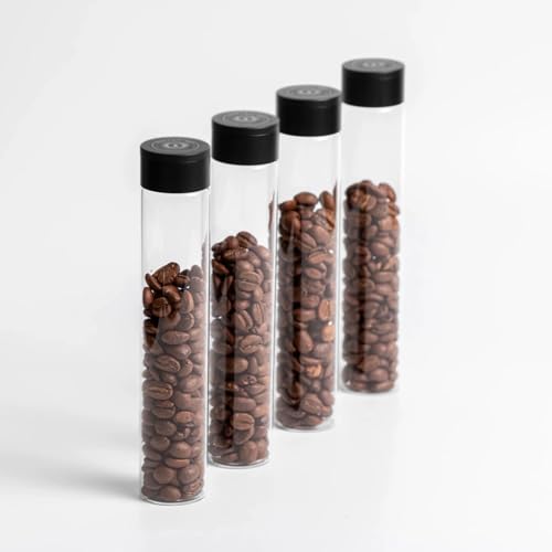 Tubos para Almacenar Granos de Café con Soporte, 4 Piezas miniatura 6