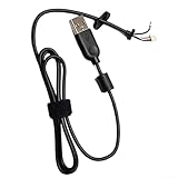 Solution de remplacement efficace : ce câble de réparation USB remplace efficacement les câbles usés ou endommagés, restaurant les performances de votre webcam sans effort.