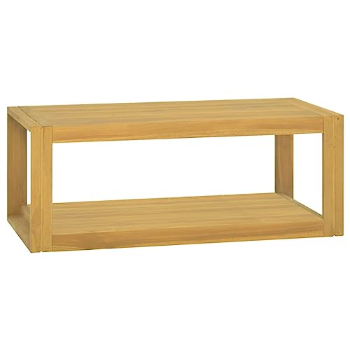 vidaXL Armario de Baño de Pared Unidad Tocador Almacenamiento Mueble Aparador Estantería Organizador en Familia Madera Maciza de Teca