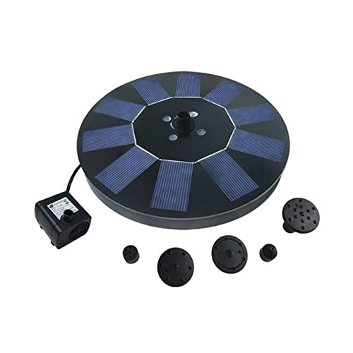 TYTUOO Rociador solar flotante para pájaros, para jardín, decoración de baño de pájaros, inteligente (A, talla única)