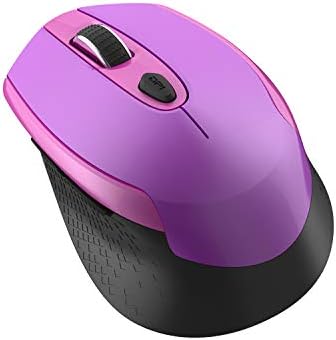 cimetech Wireless Mouse, 2.4G Computer Mice with Nano Receiver Portable Energy Saving with USB Nano Receiver 6 Buttons 1600DPI Adjustable for PC Tablet Laptop and Windows Linux