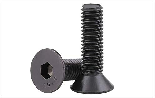 M8 x 30mm CSK Head Allen Cap Screws, Bright Finish, high tensile, Machine Thread, Quantity - 25 Pcs