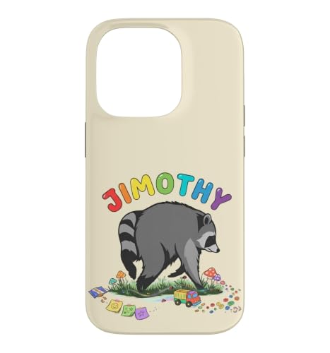 Jimothy Colorful Funny Raccoon Meme Trend �X�}�z�P�[�X iPhone 14 Pro �p