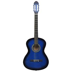 Wakects Guitares, Eco Friendly Facile à Utiliser Guitare Acoustique Lisse Bleu Solide avec Sac pour Débutants pour Amateurs - Les Beatles, Paul McCartney, John Lennon, RIngo Starr, George Harrison