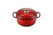 Produktbild Le Creuset Signature Gusseisen-Bräter mit Deckel, Ø 18 cm, Rund, Für alle Herdarten und Induktion geeignet, Volumen: 1,8 l, 2,572 kg, Kirschrot, 21177180602430