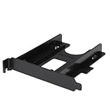 BYTECC BRACKET-100 Rare Panel 2.5' HDD/SSD Bracket Fit into PCI or PCI-E Slot (SSD HDD 2.5 PCI or PCI-E)