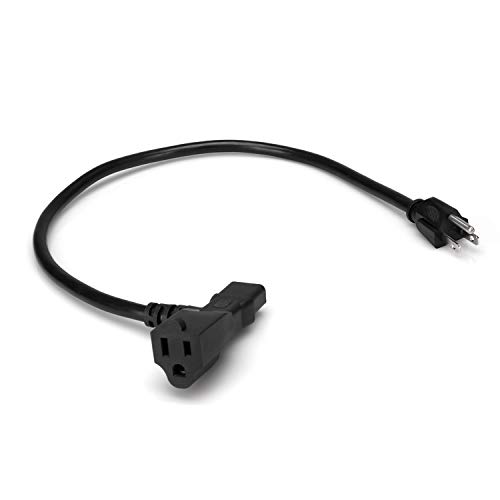 Hosa PWD-401 Power Cord, Piggyback IEC C13 to NEMA 5-15P, 1 Foot by Hosa - Image 2