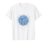 Futuristic Circuit Board Sphere Tech Design T-Shirt