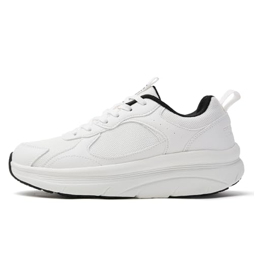 Image of Women's Chunky Platform Fashion Non-slip Sneakers Ladies Walking Shoes