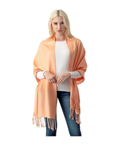 CLGIFT Set of 10 Pashmina Scarf Shawl, Bridesmaid Shawl, Bridal Wrap, Wedding Shawl