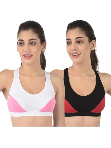 Image of Softline Women's Cotton Rich Wire-Free Non-Padded Balconette Bra Combo | Seamless, Breathable & Soft Fabric | Full Coverage & Everyday Comfort (Pack of 2)