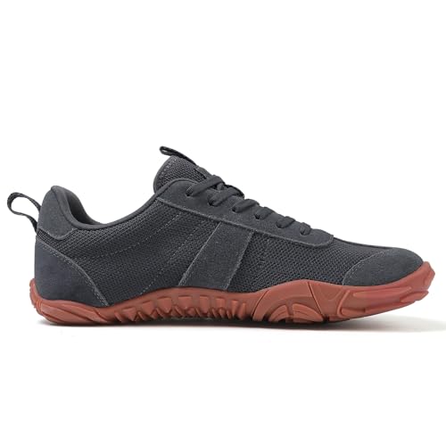 Image of UBFEN Womens Barefoot Shoes Mens Wide Toe Box Zero Drop Minimalist Sneakers | Laces Up, Lightweight, Breathable, Comfortable, Suitable for Walking, Travel, Light Hiking, Trail Running, Tennis, Daily Wear
