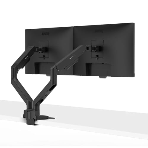 Image of BenQ BDH01 Dual Monitor Arm -Gas Spring Monitor Stand for 2 Screens Up to 35'' & 44lbs