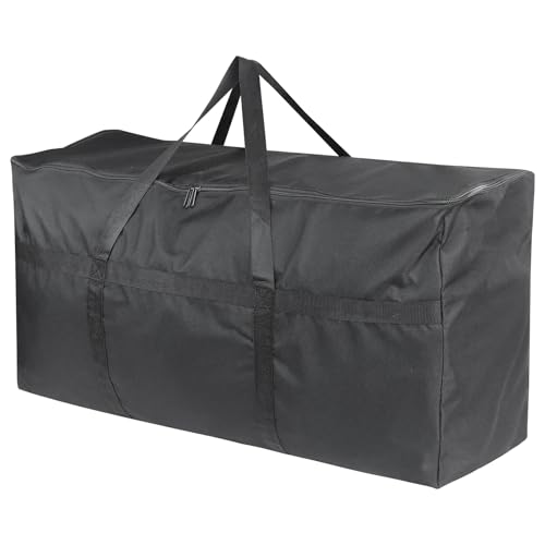 Demao 150L Extra Large Travel Duffel Bag Waterproof Foldable Luggage Storage Bag for Travel Camping Moving Storage Gym Suitable for Men & Women-Black