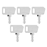 Gurtt 5-teiliger Starterschlüssel-Ersatz 14644, kompatibel mit Fendt und Deutz Hatz Schalterschlüssel, 15271326