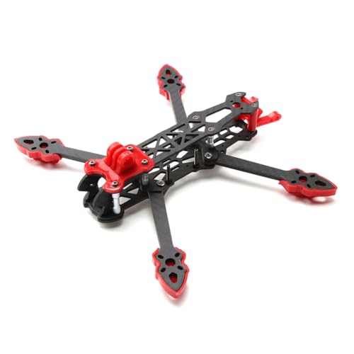 GIWFBQTR para Dron Mark4 de 225 mm, para Vuelo de Larga Distancia de Fibra de Carbono FPV, Accesorios para Modificación de Dron RC, Color Rojo