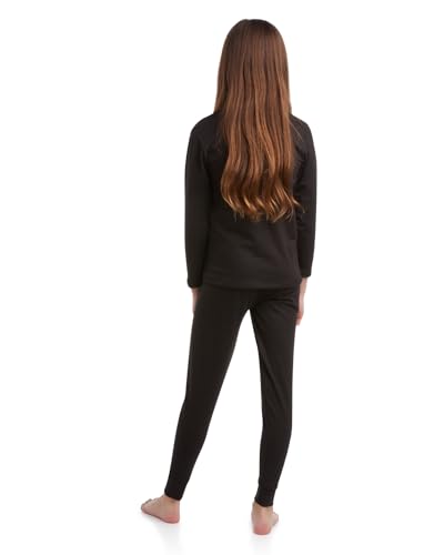 Sweet Hearts Thermal Underwear Set – 2 Piece Fleece Lined Top And Long Johns - Performance Base Layer Set: Made In Usa thumb #5
