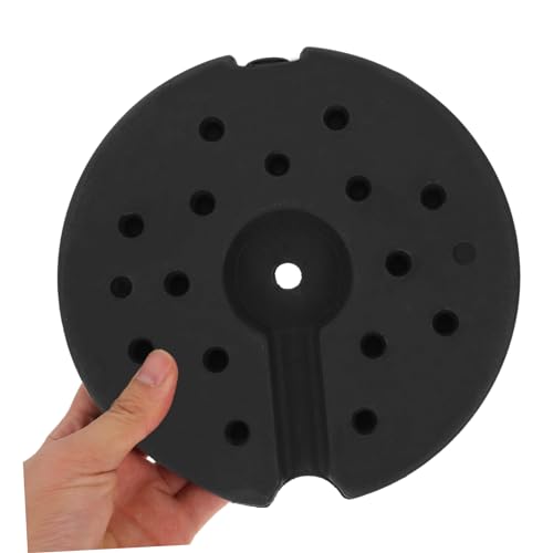 Gatuida Schwerer Lampensockel für Tisch Stehlampen Stabiler Lampensockel Robustes Zubehör für Schreibtischlampe und Bodenlampe Kompakte Basis