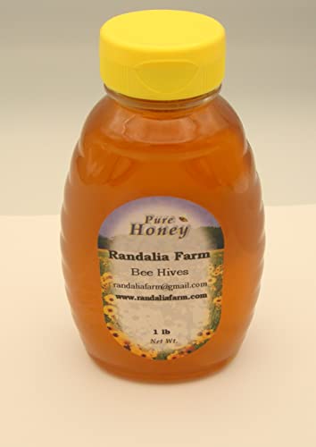 Miel Raw Butter Bean 16oz Randalia Bee Hives miniatura 1