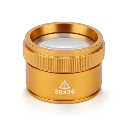Jewelers Loupe Handheld 30X Pocket Loop Magnifier Jewelry Identification Magnifier Jewelry Magnifying Glass for Gems Stamps Antiques Plants