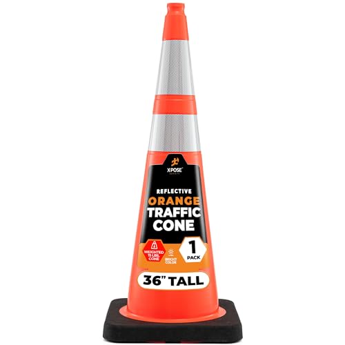 Image of Xpose Safety 36 Inch Orange Traffic Cones