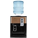 YILIKISS Top Loading Countertop Water Cooler Dispenser, Room Temperature, Hot & Cold Water Dispenser