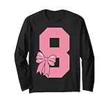 Photo Gallery 8° compleanno rosa coquette bow carino nastro 8 anni maglia a manica Photo Gallery 8° compleanno rosa coquette bow carino nastro 8 anni maglia a manica