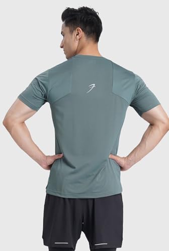 Image of FUAARK Sprint Running Tshirt Sports and Gym Slim Fit Men's T-Shirt