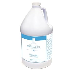 Master Massage SpaMaster Essentials Unscented Massage Oil, 1 Gal