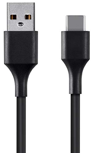 Monoprice USB Type C to USB-A 2.0 Cable - 6 Feet - Black