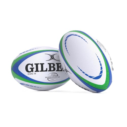 Balón Gilbert Rugby Barbarian HD de alta densidad con costuras premium