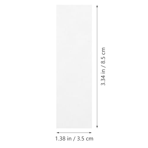 Image of Chromatography Paper Strip: 500 Sheets Experiments Filter Paper Absorbent Laboratory Cleaning Sheets for Chemistry Laboratory Classroom Pigment Separation and Experiments
