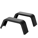 Trailer Fenders,2 Pack Trailer Fenders Single Axle Fit 14 in-16 in Boat Trailers Fender Wheels,Heavy Duty 14 Gauge Steel Car Hauler,Cargo,Utility,Landscape Trailers (Black 2)