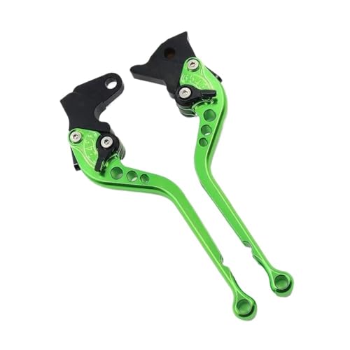 Leviers de frein et d'embrayage pour Yamaha XT660 X R 2004-2017 réglables couleur vert 177mm