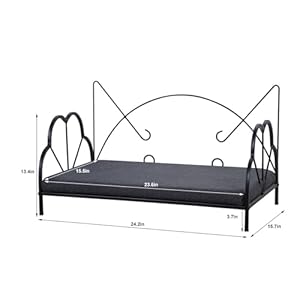 AFBKSSBB-Metal-Cat-Beds-Dog-Sofas-Medium-Small-Pet-Beds-Strong-Iron-Frame-Pet-Sofas-with-Washable-Cover-Gray - Cucciolini Doodles   AFBKSSBB-Metal-Cat-Beds-Dog-Sofas-Medium-Small-Pet-Beds-Strong-Iron-Frame-Pet-Sofas-with-Washable-Cover-Gray