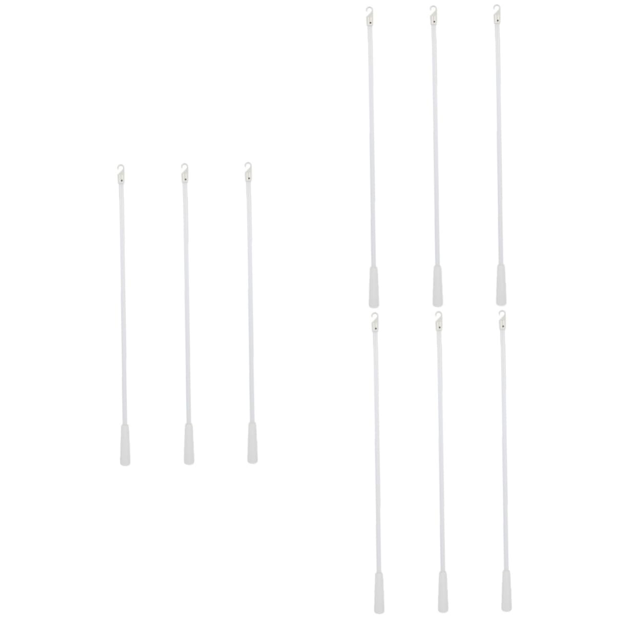 IMIKEYA Lot De 3 Tringles À Rideaux Accessoires pour Store Inclinable avec pour Stores De Fenêtre Élégants Et Faciles À Utiliser 3 Pièces X 3