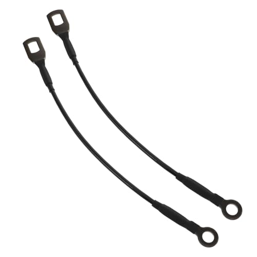 Cabilock 2Pcs Truck Lift Gate Cable Assembly for Pickup Trucks Durable Tailgate Support Straps with Bolts Easy Installation for Reliable Security and Smooth Operation