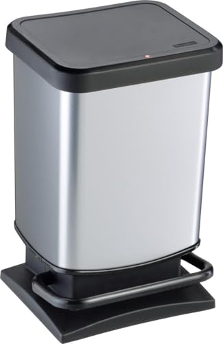 Poubelle à pédale PASO 20 l collecteur déchets rond PP-RG