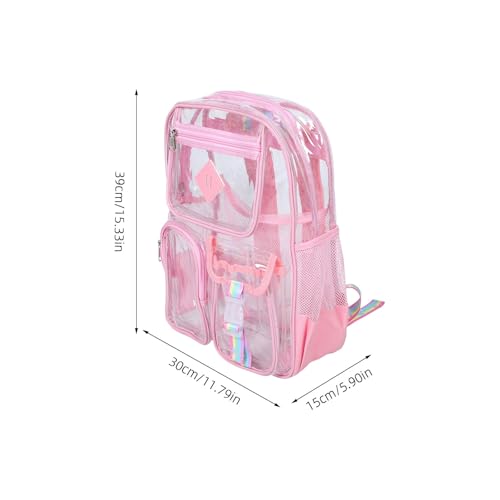 Mochila pequeña de PVC transparente ideal para control de acceso en estadios 2