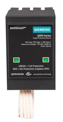 Siemens QSPD2A035B 35 KAmp BoltShield Indoor Surge Protective Device