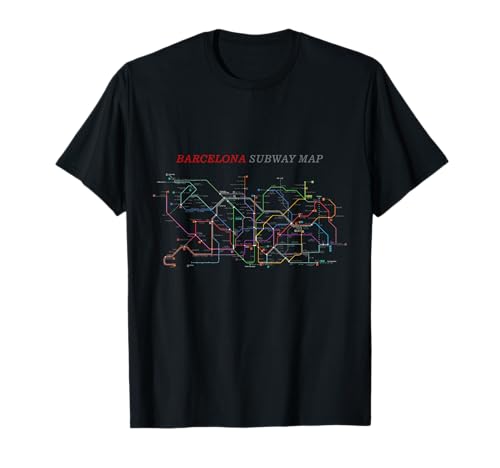 Camiseta Mapa del Metro de Barcelona | Metro, Underground Camiseta