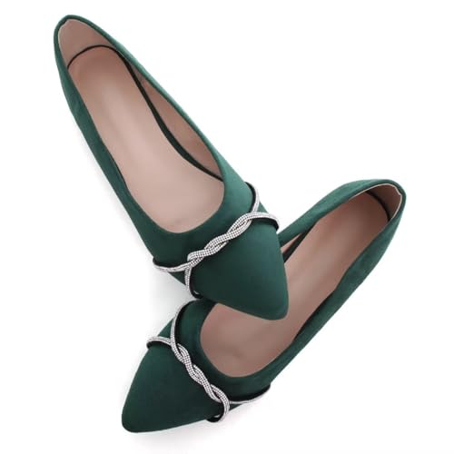 Image of TN TANGNEST Womens Casual Flats Chain Ballet Flats