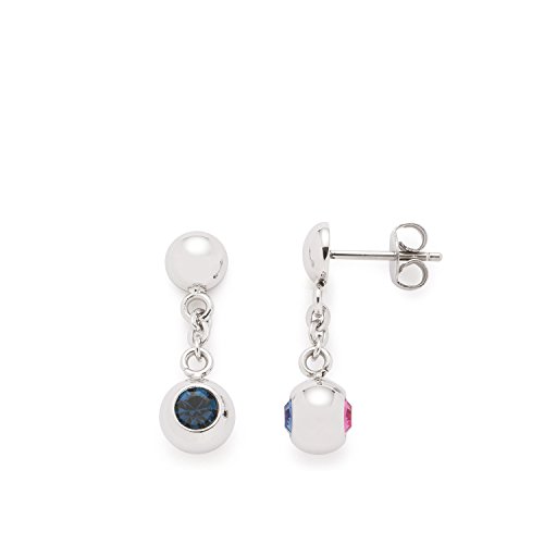 Preisvergleich Produktbild Leonardo Jewels Damen Ohrringe Pallottola Edelstahl Glas silber 016392