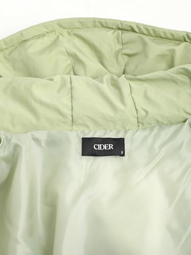 CIDER Solid Hooded Puffer Coat2