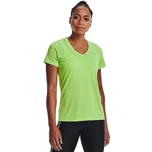 Image of Under Armour Womens Tech V-Neck Twist Short-Sleeve T-Shirt
