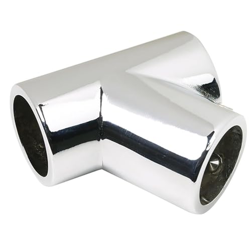 SEACHOICE 60176; & 90176; Rail Fitting Tee (60176, Zamak, Tee - 7/8 (2.22cm) Fits: Universal) By Products