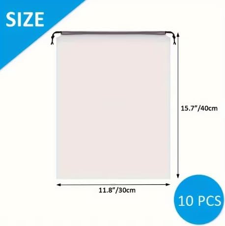 Waterproof Transparent Shoe Storage Bags, 5PCS Portable Drawstring Travel Organizer for Sundries, Makeup, Plastic Storage Bags