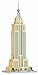 GUANTIAN Home Decompressione Model Building Blocks Mini Building Blocks in miniatura Set di puzzle 3D(Empire State Building)