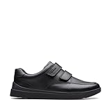 Clarks Goal Style Youths Boys School Shoes F Fit (Black, UK Footwear Size System, Big Kid, Numeric, Medium, 7)